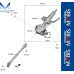 mobis steering column shaft set hyundai nexo 2018-24